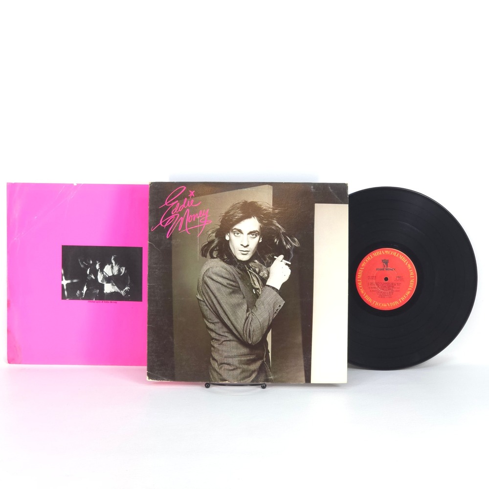 Eddie Money Self-Titled Vinyl LP Columbia‎ PC 34909 1977 Rock Album w/ Insert